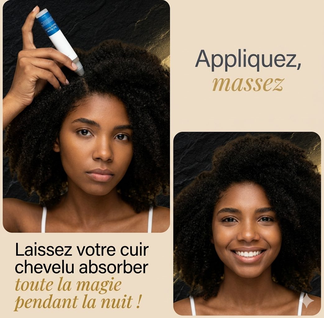 Sérum roll-on pour la croissance des cheveux